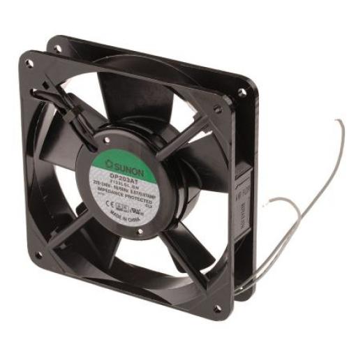 Sunon Axiální ventilátor, řada: DP, průtok vzduchu: 78.2 m³/h 13 W 230V ac 70 mA 120 mm 120mm 25 mm