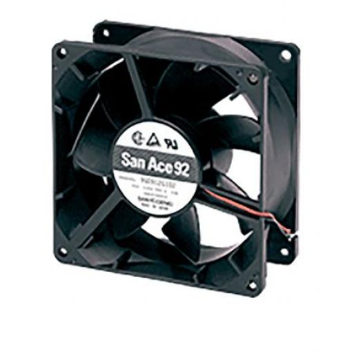 Sanyo Denki Axiální ventilátor, řada: 9G, průtok vzduchu: 186.9 m³/h 13.2 W 12 V dc 1.1 A IP68 92 mm 92 mm 38 mm
