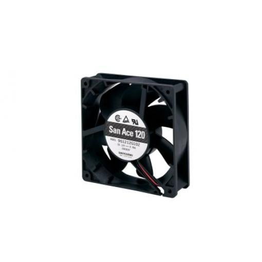 Sanyo Denki Axiální ventilátor, řada: 9G, průtok vzduchu: 232.8 m³/h 12 W 24 V dc 500 mA IP68 119 mm 119 mm 38 mm
