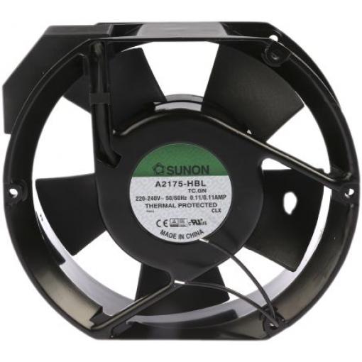 Sunon Axiální ventilátor, řada: A2175, průtok vzduchu: 344.9 m³/h 36 W 230V ac 240 mA 151 mm 171mm 51 mm