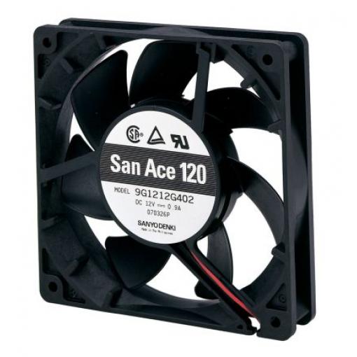Sanyo Denki Axiální ventilátor, řada: 9G, průtok vzduchu: 100.2 m³/h 1.92 W 24 V dc 80 mA IP68 119 mm 119 mm 25 mm