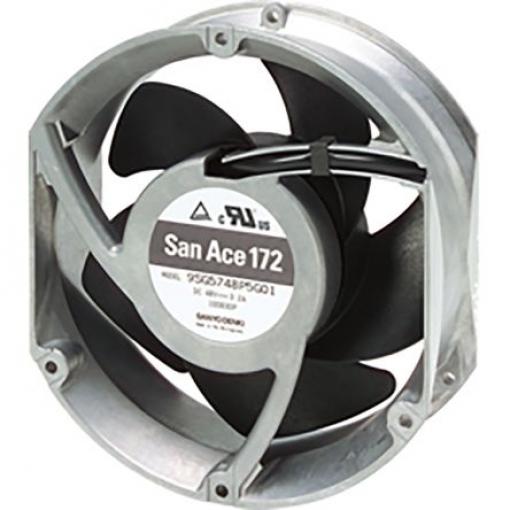 Sanyo Denki Axiální ventilátor, řada: 9SG, průtok vzduchu: 696.6 m³/h 67.2 W 24 V dc 2.8 A 172 mm 150 mm 51 mm