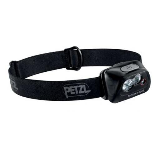 elová svítilna E099HA00 AAA, alkalická Náhlavní svítilna dobíjecí, rozsah: 90 m, svítivost: 450 lm, IPX4 Černá Petzl