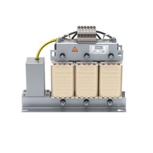 Filtr EMC, řada: B84143V*R/S229, 520V ac, 50/60 Hz, Nástěnná montáž, Svorkovnice, 95 A, počet fází: 3, EPCOS, RoHS