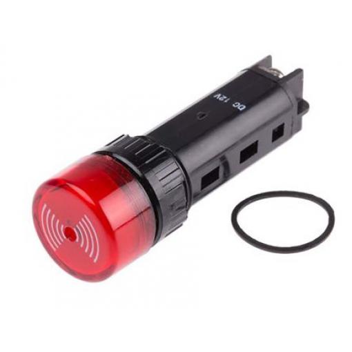 RS PRO Bzučák Panel 12V dc RoHS 80 dB @ 1m IP40 DC