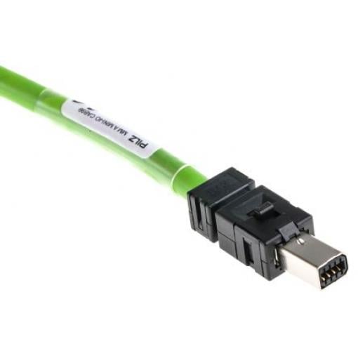 Pilz Ethernetové kabely, řada: PNOZ, Zelená, Polyuretan 1.5 m 8, typ pláště: Splétaný Stíněný