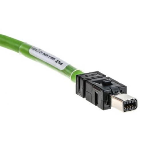 Pilz Ethernetové kabely, řada: PNOZ, Zelená, Polyuretan 5 m 8, typ pláště: Splétaný Stíněný