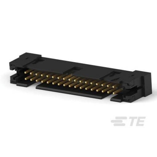 TE Connectivity Konektor PCB, řada: AMP-LATCH, Vodič-vodič, počet kontaktů: 34, počet řad: 2, rozteč: 2.54 mm, orientace
