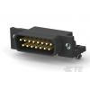 TE Connectivity Konektor D-Sub, řada: AMPLIMITE HD-20, počet kontaktů: 15, orientace těla: Pravý úhel 2.74 mm, Průchozí