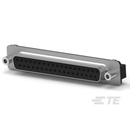 TE Connectivity Konektor D-Sub, řada: AMPLIMITE HD-20, počet kontaktů: 37, orientace těla: Rovný 2.77 mm, Průchozí otvor