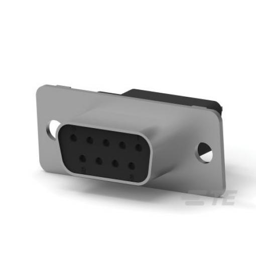 TE Connectivity Konektor D-Sub, řada: AMPLIMITE HD-20, počet kontaktů: 9, orientace těla: Rovný 2.77 mm, Průchozí otvor