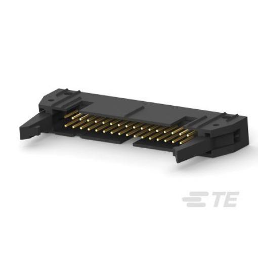 TE Connectivity Konektor PCB, řada: AMP-LATCH, Vodič-deska, počet kontaktů: 34, počet řad: 2, rozteč: 2.54 mm, orientace