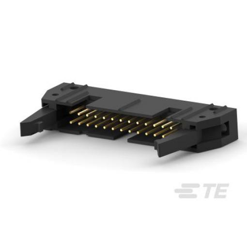 TE Connectivity Konektor PCB, řada: AMP-LATCH, Vodič-deska, počet kontaktů: 26, počet řad: 2, rozteč: 2.54 mm, orientace