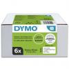 Dymo Role do tiskáren štítků Bílá Bílá 101 mm Dymo 450 DUO, Dymo Wireless, Dymo 4XL, Dymo 450 Twin Turbo, Dymo 450