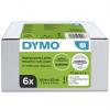 Dymo Role do tiskáren štítků Bílá 57 mm Dymo 450, Dymo 450 Turbo, Dymo 4XL, Dymo 450 DUO, Dymo Wireless, Dymo 450 Twin