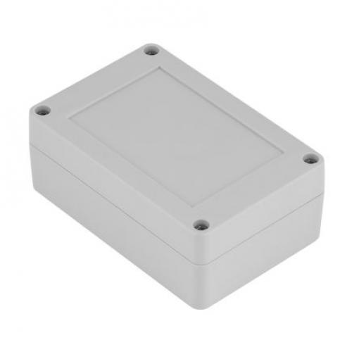RS PRO Pouzdro IP65 barva Šedá IK08 barva Šedá ABS 105 mm 40 mm 70 mm Silikon
