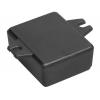 RS PRO Pouzdro IP54 S přírubou barva Černá ABS 59.8 mm 20.8 mm 40.4 mm