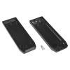 RS PRO Pouzdro IP54 Nestíněný barva Černá IK07 barva Černá ABS 149 mm 24.1 mm 50.5 mm