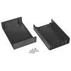 RS PRO Pouzdro IP40 Nestíněný barva Černá IK07 barva Černá ABS 108.3 mm 24.7 mm 69.1 mm