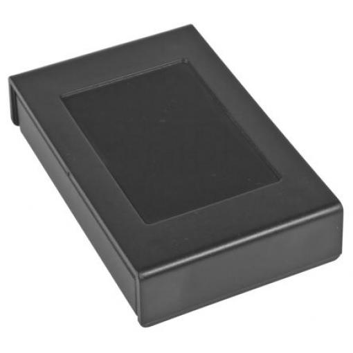 RS PRO Pouzdro IP40 Nestíněný barva Černá IK07 barva Černá ABS 108.3 mm 24.7 mm 69.1 mm