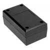 RS PRO Pouzdro IP54 Nestíněný barva Černá IK07 ABS 99.9 mm 43.3 mm 56 mm