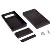 RS PRO Pouzdro IP53 barva Černá IK07 ABS 145.2 mm 42.2 mm 81.5 mm