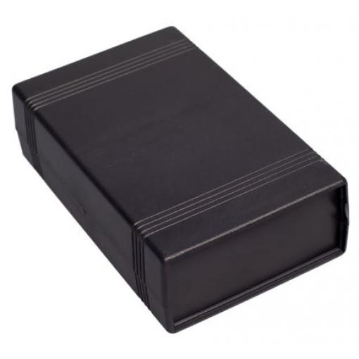 RS PRO Pouzdro IP30 Nestíněný barva Černá IK06 ABS 147.6 mm 48.7 mm 92.5 mm