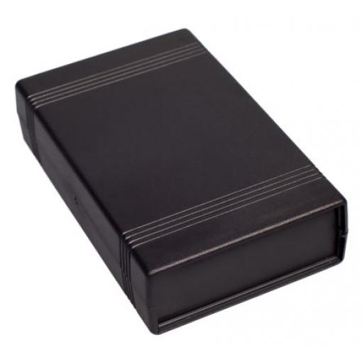 RS PRO Pouzdro IP30 Nestíněný barva Černá IK06 ABS 147.6 mm 41.7 mm 92.5 mm