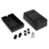 RS PRO Pouzdro IP30 Nestíněný barva Černá IK06 ABS 167.3 mm 71.2 mm 78.8 mm