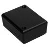 RS PRO Pouzdro IP53 Nestíněný barva Černá IK07 barva Černá ABS 64.7 mm 27.7 mm 49.8 mm
