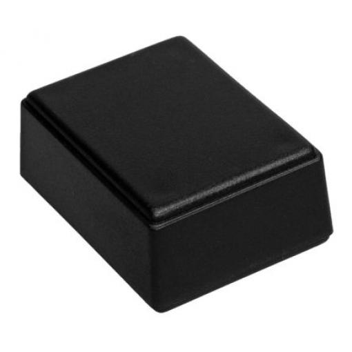 RS PRO Pouzdro IP53 Nestíněný barva Černá IK07 barva Černá ABS 64.7 mm 27.7 mm 49.8 mm