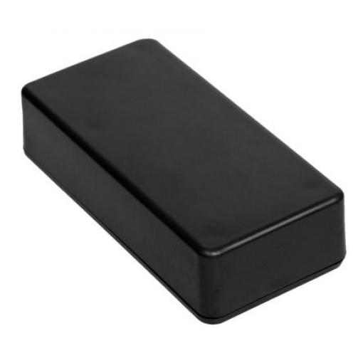 RS PRO Pouzdro IP54 Nestíněný barva Černá IK06 ABS 95 mm 23.2 mm 45.3 mm