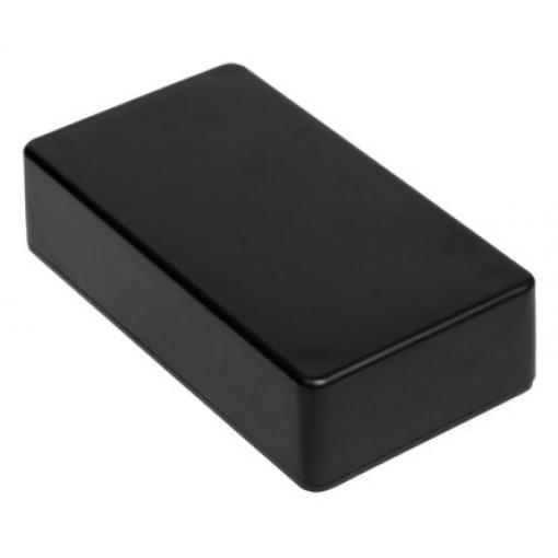 RS PRO Pouzdro IP54 Nestíněný barva Černá IK06 ABS 109.9 mm 28.3 mm 59.9 mm