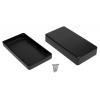 RS PRO Pouzdro IP53 Nestíněný barva Černá IK06 ABS 154.1 mm 42.3 mm 84.7 mm