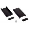 RS PRO Pouzdro IP54 Nestíněný barva Černá IK07 ABS 120.9 mm 31.7 mm 60.6 mm