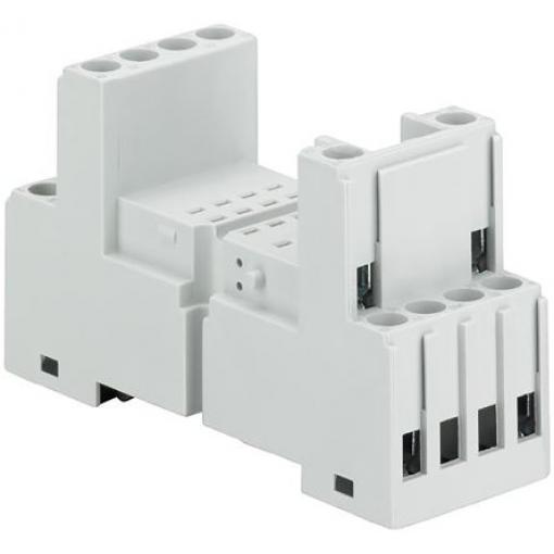 ABB Objímka relé pro 2 nebo 4 kontakty (SPDT) mikrorelé CR-M. 8 250 V CR-M4SS Upevnění dveří