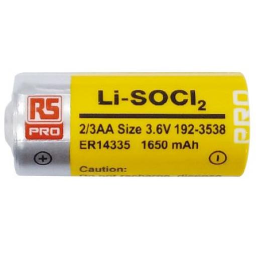Baterie AA 2/3 ER14335 3.6 V Lithium-thionyl chlorid 1.65 Ah RS PRO