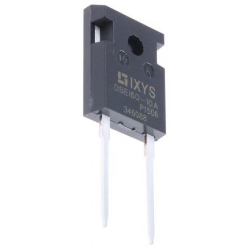IXYS Dioda DSEI60-10A Spínané 60 A 1 kV 50 ns, TO-247, počet kolíků: 2 kolíkový