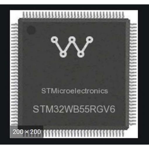 STMicroelectronics Bezdrátový obvod SOC STM32WB55RGV6 Bluetooth CMOS, počet kolíků: 68 kolíkový, VFQFPN