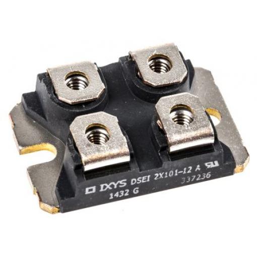 IXYS Dioda DSEI2X101-12A Spínané 90 A 1200 V 60 ns, SOT-227, počet kolíků: 4 kolíkový