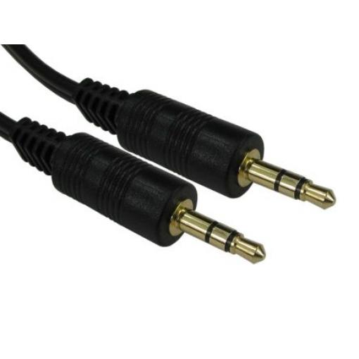 Pomocný kabel, řada: RS PRO délka 5 m, A: Vnější, A: Stereo jack 3,5 mm RS PRO, B: Vnější, B: Stereo jack 3,5 mm, Černá