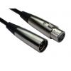 RS PRO Kabel XLR, A: Vnější, A: XLR3, B: XLR3, B: Vnitřní 2 m, Černá
