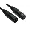 RS PRO Kabel XLR, A: Vnější, A: XLR3, B: XLR3, B: Vnitřní 2 m, Černá