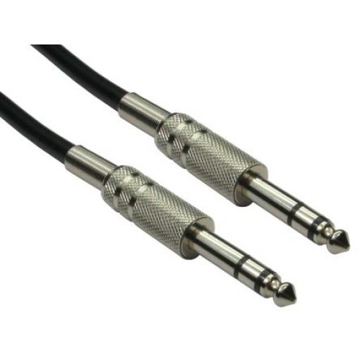 Pomocný kabel, řada: RS PRO délka 1 m, A: Vnější, A: Stereofonní konektor 6.35 mm RS PRO, B: Vnější, B: Stereofonní