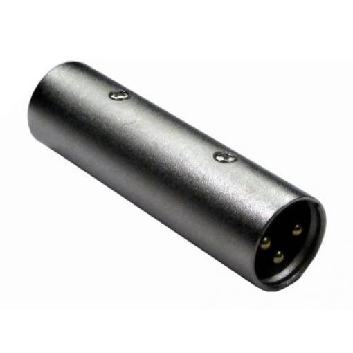 RS PRO AV adaptér, orientace těla: Rovný, adaptér z typu: XLR Vnější, XLR Vnější, Stříbrná, materiál pouzdra: Kov