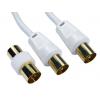 Koaxiální kabel, řada: TV Aerial Connector RF, Bílá Polyethylenová pěna, vnější průměr: 5 mm OD 20 m 75 Ω RS PRO S