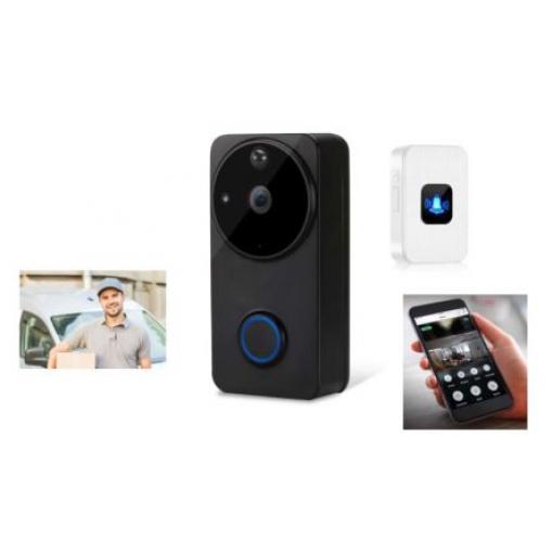 RS PRO Vstupní dveře, Chytrý domácí dveřní zvonek, Ano, 12 V ac