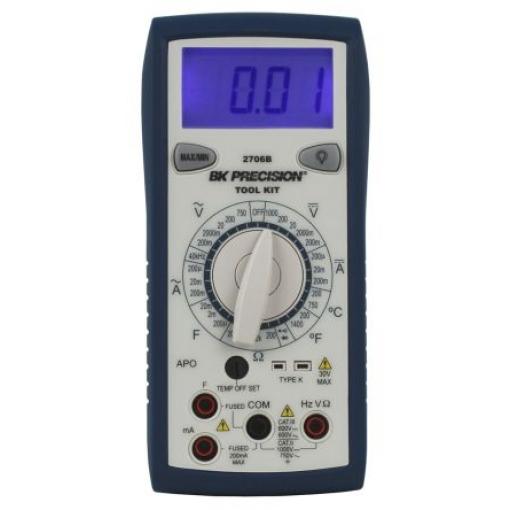 Multimetr Ruční 200 mA ac, typ displeje: Digitální 750 V ac BK Precision 200 mA dc