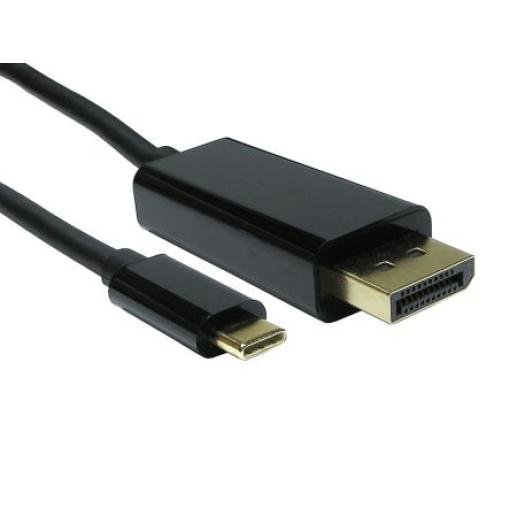 RS PRO, A: Vnější USB typu C, B: Vnější USB typu C, Polyvinylchlorid DisplayPort Kabely 5 m