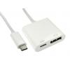 RS PRO Kabel adaptéru, 4 k, video připojení: Display Port, standard: USB typu C